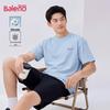 Baleno Herren Freizeit-T-Shirt aus reiner Baumwolle, kurzärmelig