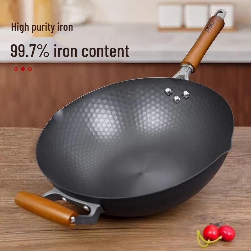ASD Durable Non-Stick Iron Wok
