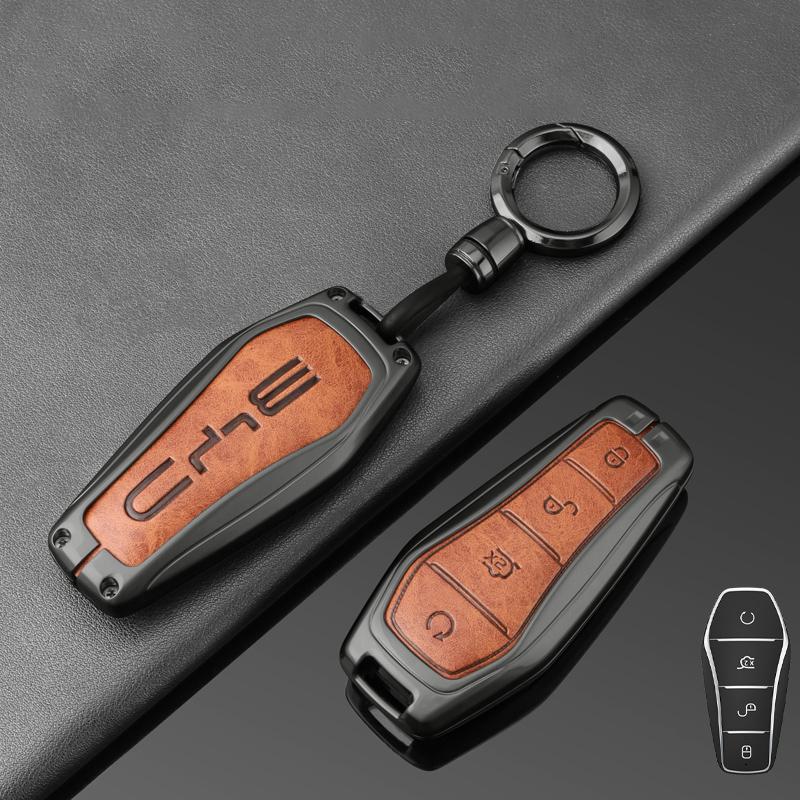 Car Key Case Cover Protector Shell Holder For BYD PLUS Song Pro MAX Yuan Atto 3 Han EV Dolphin Lied Tang Dm Qin Accessories