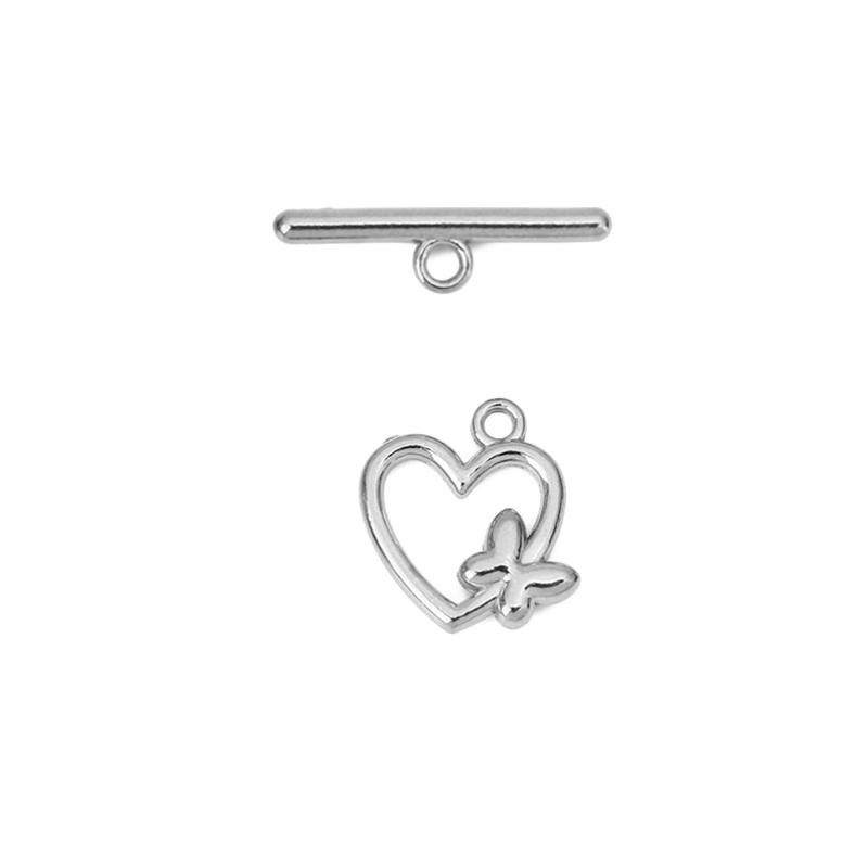 5sets Stainless Steel Toggle OT Clasps Necklace Hooks PVD Never Fade End Connectors For Bracelet Diy Jewelry Making Accessories