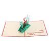 3d Card Greeting Paper Cut Postcard Birthday Party Gift Christmas Deer 1pc