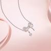Schmetterling Traum Strass Schleife Anhänger Halskette Für Damen Vielseitig Frisch Schlüsselbein Kette Schmuck Geschenk