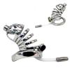 FRKO BDSM Stainless Steel Chastity Device with Urethral Sounds Catheter Lock Cock Cage Male Adult Sex Shop Sex Toys For Men 18 Plus Premium Quality In