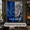Wall Tapestry Brighton & Hove Albion Football Print Custom Name Text Wall Hanging Home Decor