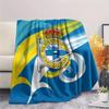 Deportivo La Coruna Flannel Blanket, High quality Comfortable for All Seasons, Home Decor, Warmth and Comfort