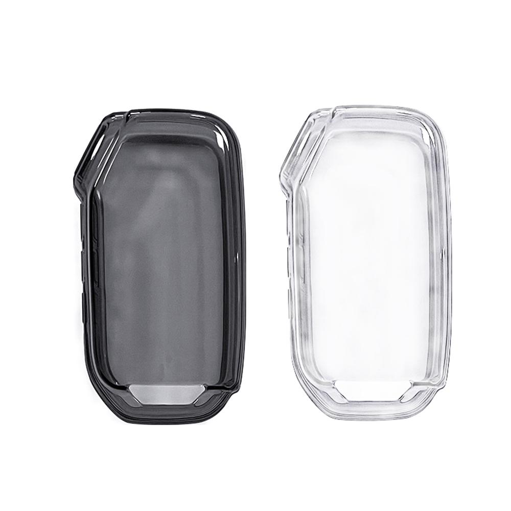 For Kia K5 Proceed Ceed Niro Sportage Xceed Seltos - Transparent Tpu Flip Folding Remote Key Case Keychain Car Key Cover