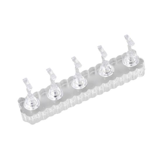 Magnetic Nail Stand for Press On Acrylic Professional Manicure Display Stand for Painting Nails Tip Arts Display Nail Art Tray for DIY Enthusiasts