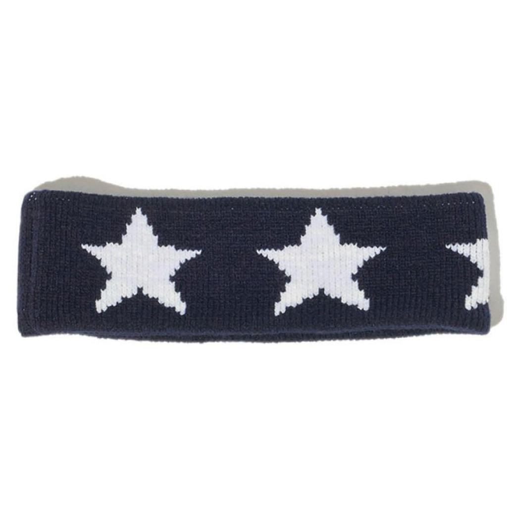 [USED] LOTSYOU Headband Navy Unisex