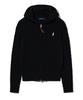 YALE Women'S Cable Knit Zip-Up Hoodie_Black