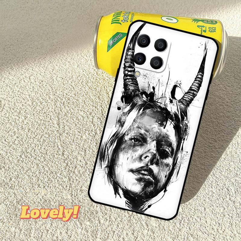 Devil Woman Case For Samsung Galaxy M11 M55 M14 M34 M54 M12 M32 M52 M15 M13 M06 M16 M36 M56 M31 M53 M35