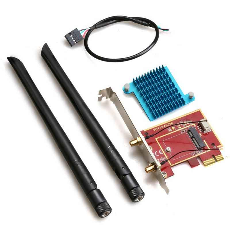 TXB111 PCIE-1X to M.2 NGFF-Ekey Adapter Card Support Bluetooth-compatible Expansion Card