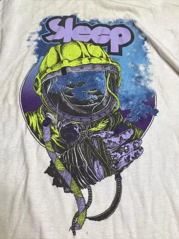 Sleep Metal Band Concert Tour White Cotton T Shirt Full Size S-5XL Unisex T-Shirt XL