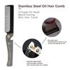 Multifuncional Folding Comb Men Beard Styling Combs Anti Static Portable Mustache Comb Multifunctional Hairdressing Tools