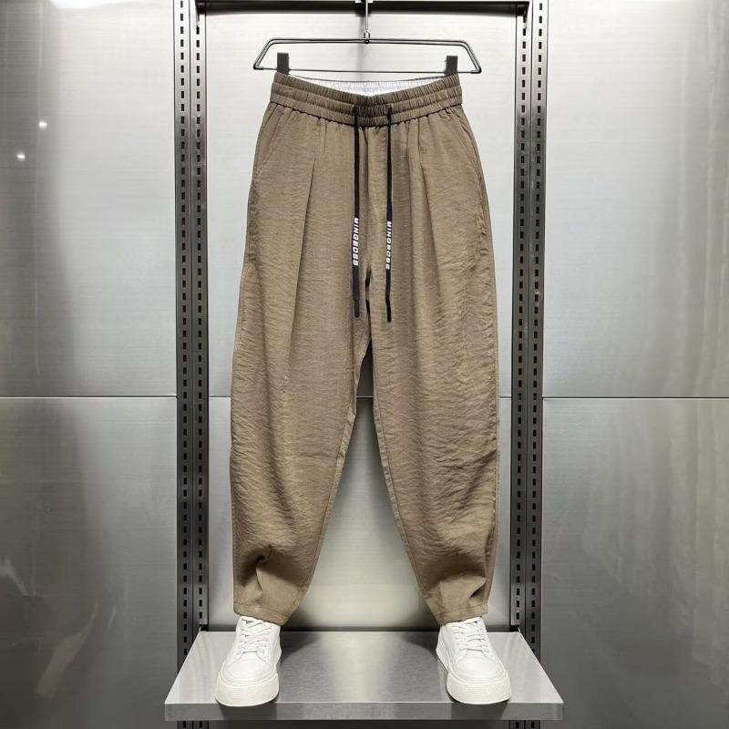 Casual Pants Men's Ruffian Handsome Wide Leg Trend Loose Folded Harlan Radish Pants