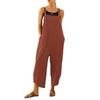 Women's Fashion Casual Pants Rompers Jumpsuits Overalls Bib Pants Long Trousers Playsuit Plus Size S-5XL
