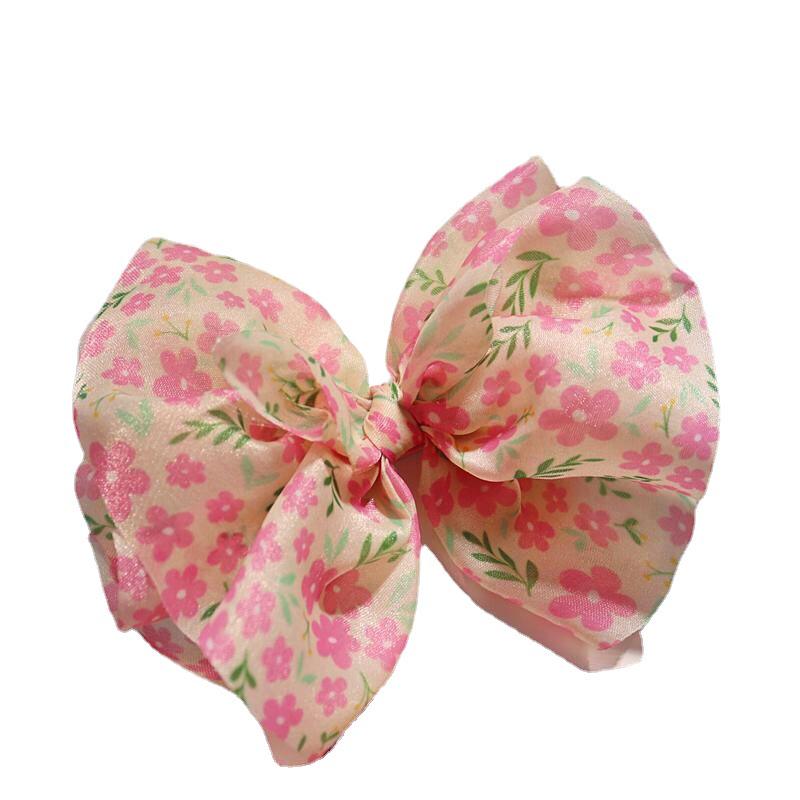 Pink Sweet Girl Side Clip Bangs Ponytail Headwear