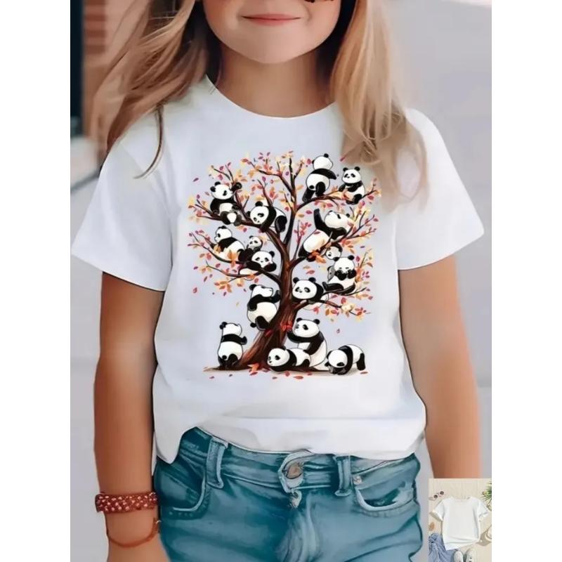 Fashion Children's Clothing Crew Neck Short Sleeve 3D Casual Color Printing Casual Short Sleeve Crew Neck T-Shirt