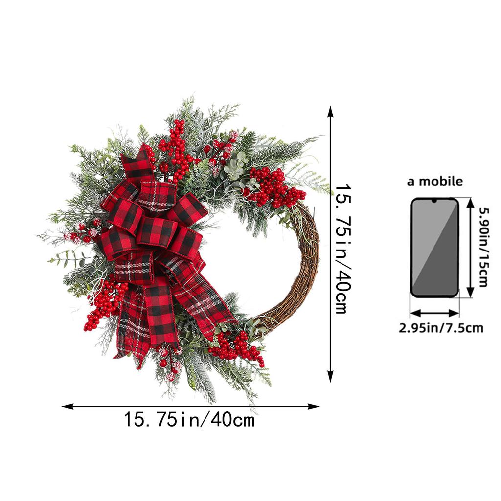 Χριστουγεννιάτικα Στεφάνια για Ντουλάπια Κουζίνας, Κατάλληλα για Διακόσμηση της Κουζίνας ή Πορτών, Τόσο σε Εσωτερικούς όσο και σε Εξωτερικούς Χώρους για Εορταστικές Διακοσμήσεις