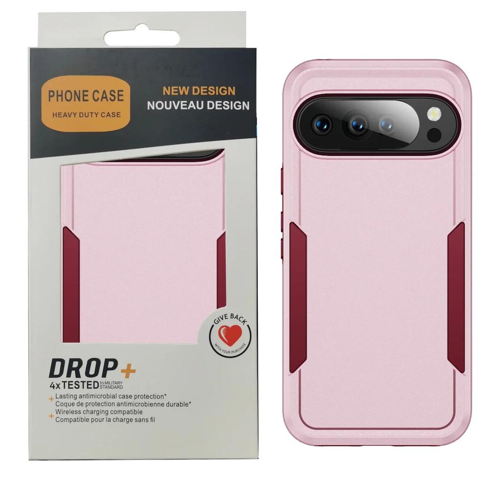 Heavy Duty Military Hybrid Dual Splicing Color Layer Case for IPhone 17 Air 16E 15 14 13 12 11 Pro Max Plus Rugged Armor Shockproof Hard Protect Cover