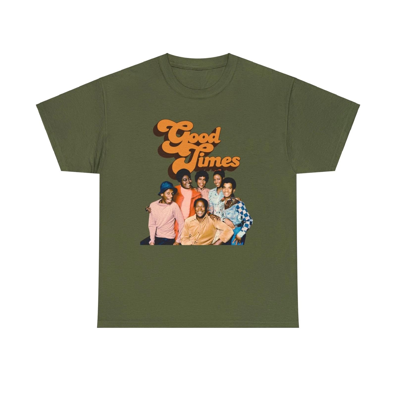 

Good Times Unisex Heavy Cotton Tee, Esther Rolle, John Amos, Jimmie Walker S
