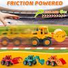 Construction Toys for Boys Kids Friction Powered Construction Truck Toys Car Vehicles Beach Sand Toys Excavator Gift for Girls