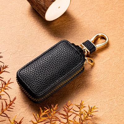 Puk Key Pouch Zip Držák na klíče Organizér Taška na klíče od auta Peněženka Klíčenka Jednoduché pouzdro na klíče Taška Muži Ženy Ochranný kryt na klíče od auta