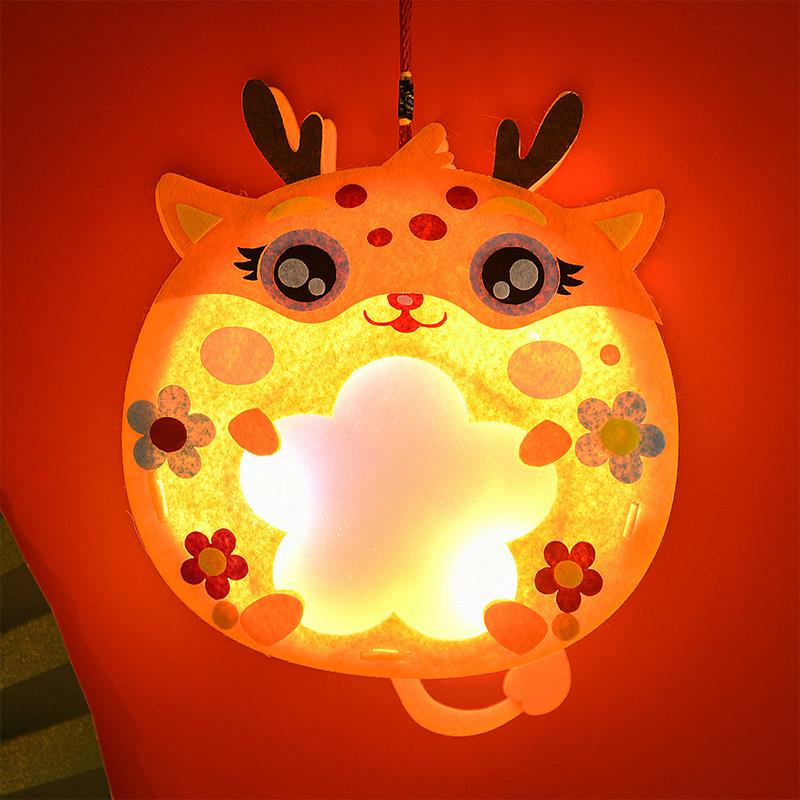 

DIY Handheld Luminous Rabbit Lantern Kit for Kids