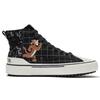 Disney X Li Ning Tigger Classic Casual High-Top Sneakers Men sneakers Black White AGCS333-1