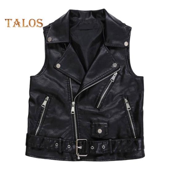 

Женский жилет, пальто из искусственной кожи, гладкая поверхность, декорированный пояс, отложной воротник, застежка-молния, без рукавов, карманы на молнии, ретро-жилет для мотоциклистов, для поездок на работу и путешествий L чёрный