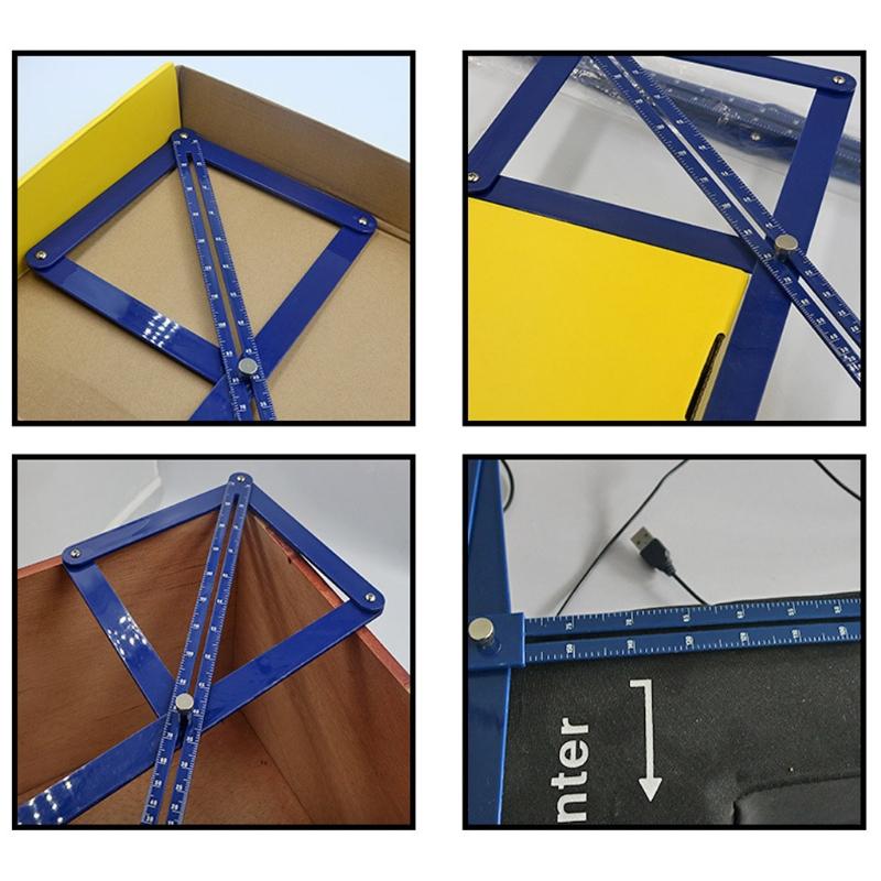 Carpenter Tool Corner Angle Finder Portable Protractor Woodworking Measure Tool Lightweight Measuring Tool Compact-size