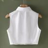 Korean Style Women's Stand-Up Collar: White Decorative Fake Collar for Autumn/Winter Sweaters