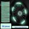 Self-Adhesive Night Reflective Hub Stickers for Children's Balance Bike Wheels