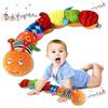 Baby Rattle Musical Caterpillar Baby Plush Toys Sensory Toys Newborn Toddler Gift
