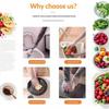 60cm Extra Long CPE Dishwashing Gloves Waterproof Thickened Anti-Slip Cuff for Kitchen Home Cleaning