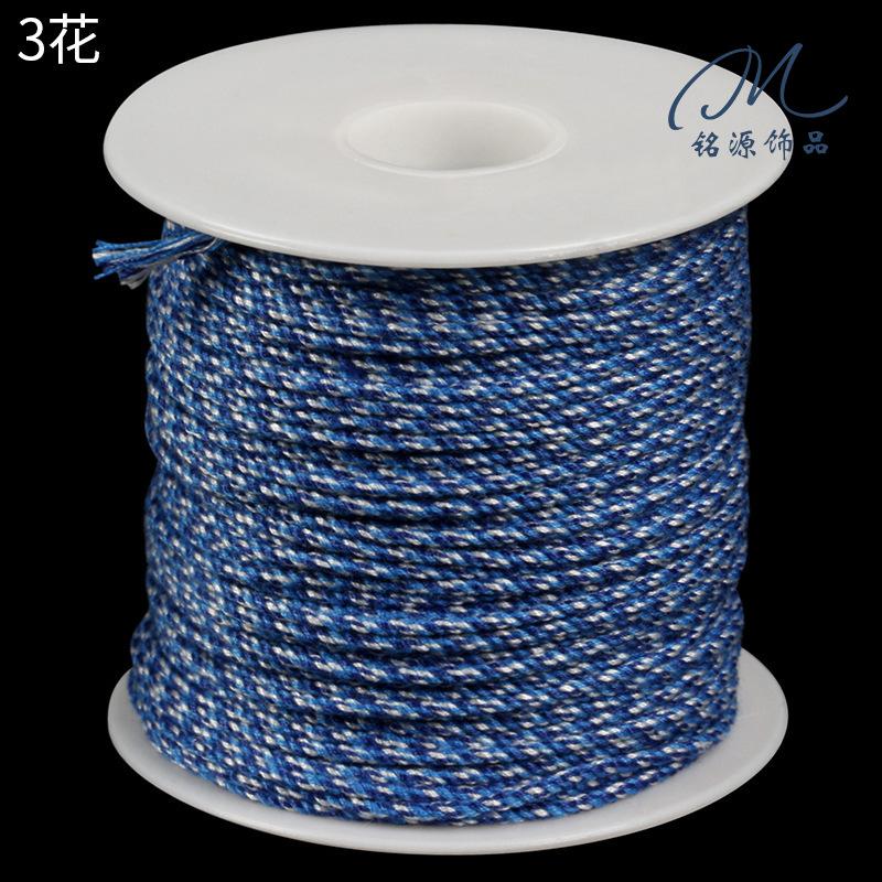 Large Roll Hand Rubbing Cotton Thread Rope Work In Progress Tibetan Play Rope Braided Rope Hemp Thread Pendant Rope Bracelet Rope Fringed Accessories