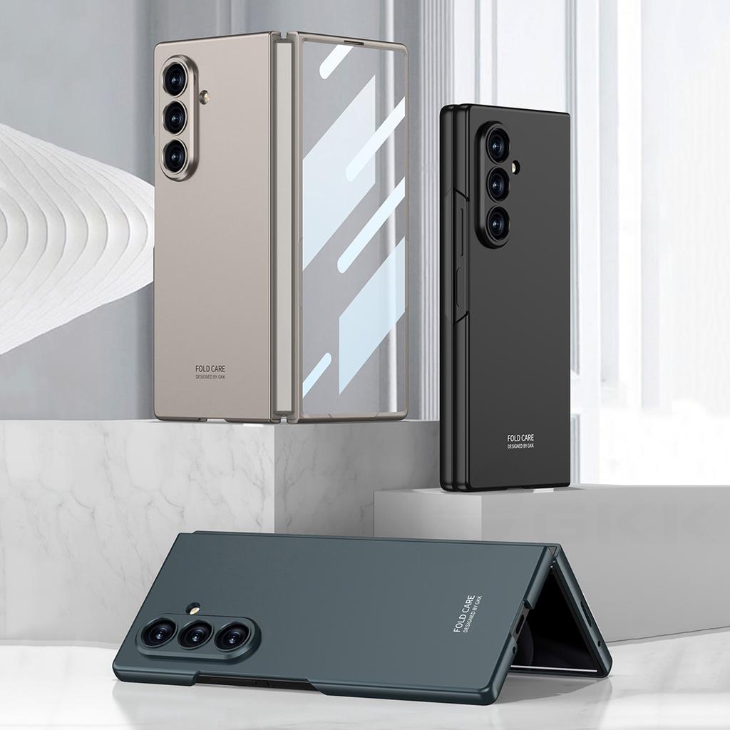 Ultradünne kratzfeste matte Hülle für Samsung Galaxy Z Fold 8 Ultra Äußerer Bildschirmschutz Glas-Kunststoff-Abdeckung für Galaxy Z Fold7 Hülle