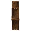 Wall Shelf Smoked Oak 104.5 X 10 X 43 Cm Engineered Wood