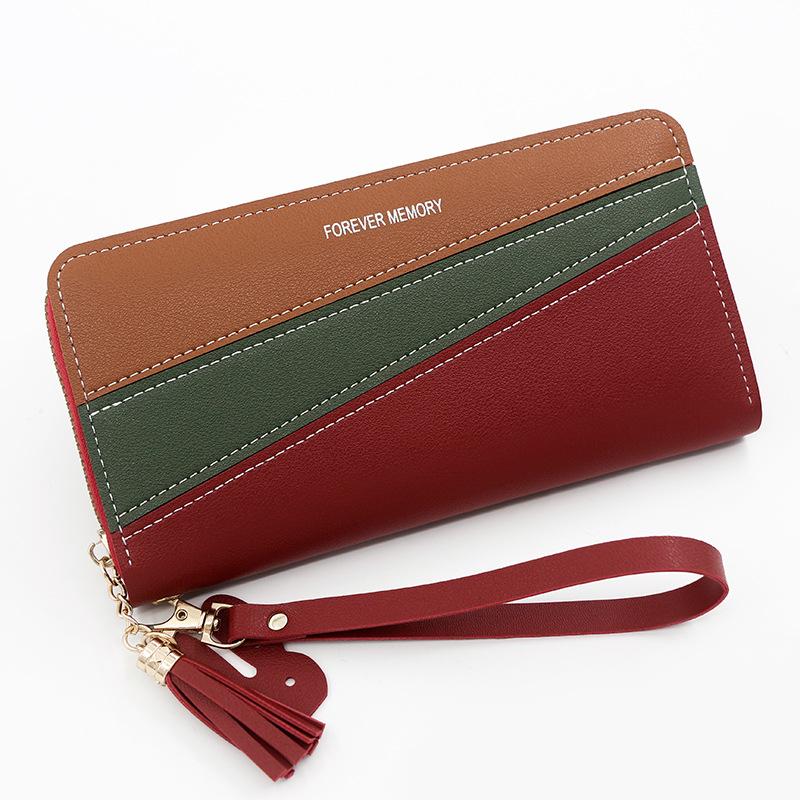 Women's PU Leather Long Wallet - Cute Fashion Clutch with Multi-Card Holder, Luxury Ladies Purse & Zipper Coin Pocket