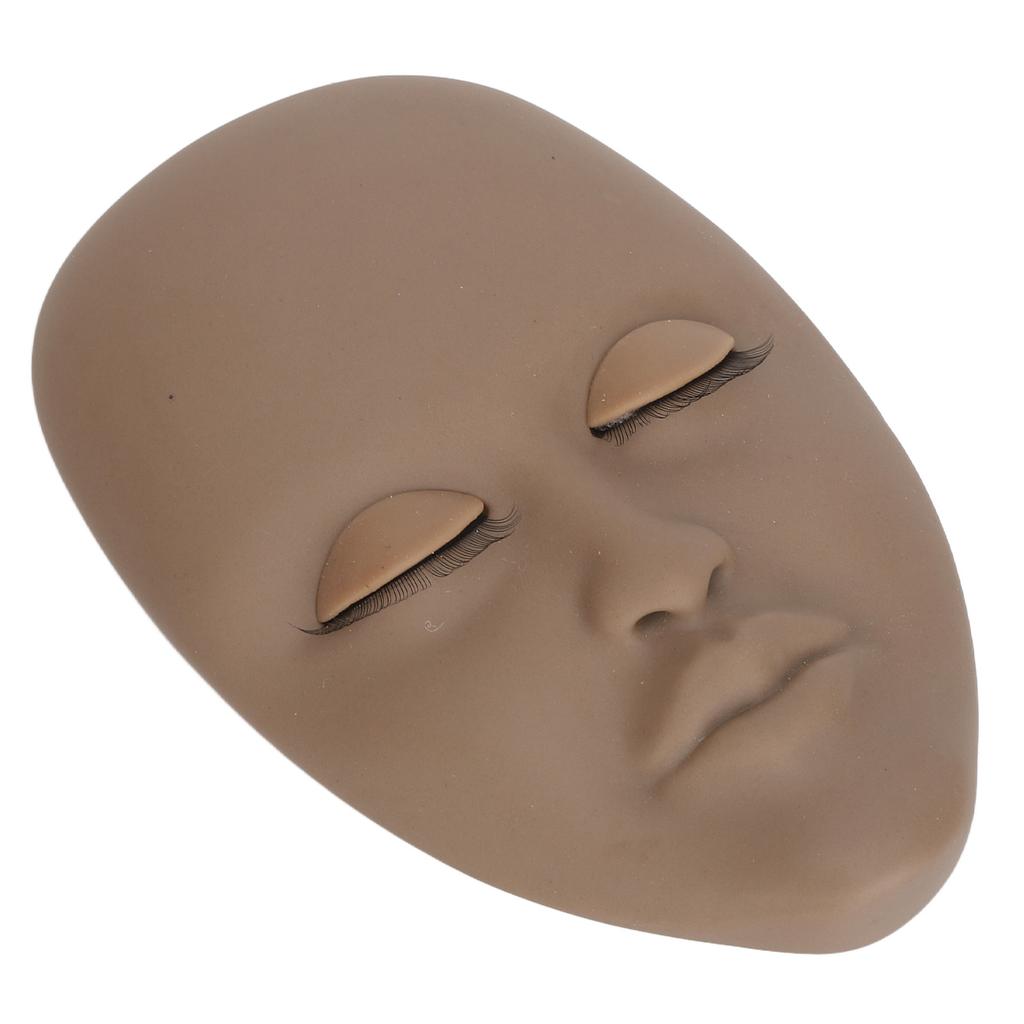 Eyelash Extension Face Mannequin 3 Pairs Removable Eyelids Single Layer Lash Extension Face Model