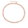 Emanco Ornament Supply Fashion Stainless Steel Accessories Ins Gold Plated Necklace Ladies Clavicle Chain Figaro Necklace
