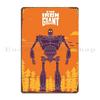 Żelazny Gigant Metalowy Znak Rustykalny Drukowany Klub Bar Klubowy Design Pub Blaszany Znak Plakat