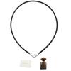 Colantotte ALT Adjustable Necklace (L: 51cm/Black X Silver) with Gift Bag and Message Card