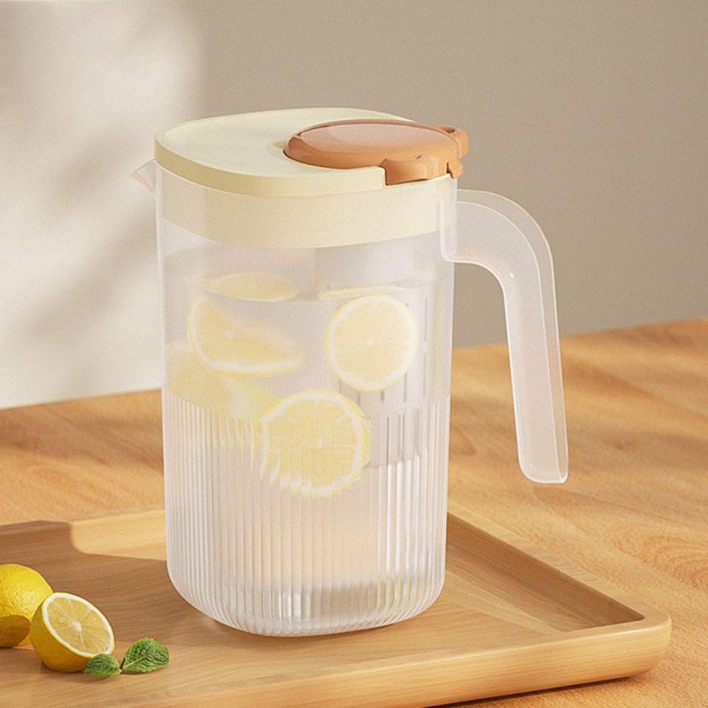 Large Capacity Infused Water Pitcher with 4 Cup Water Jug Drinkware Drink Container  Juice