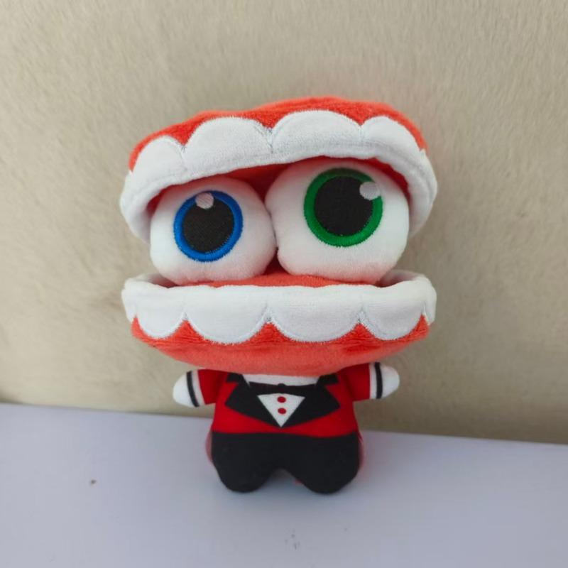 Cute The Amazing Digital Circus Plush Keychain Set 3pcs Pomni Jax Caine Soft Mini Dolls for Fans Bag Charm and Birthday Present