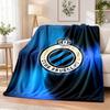 Club Brugge FC Printed Flannel Blanket Warm Comfort Bed Throw For Indoor Home Decoration