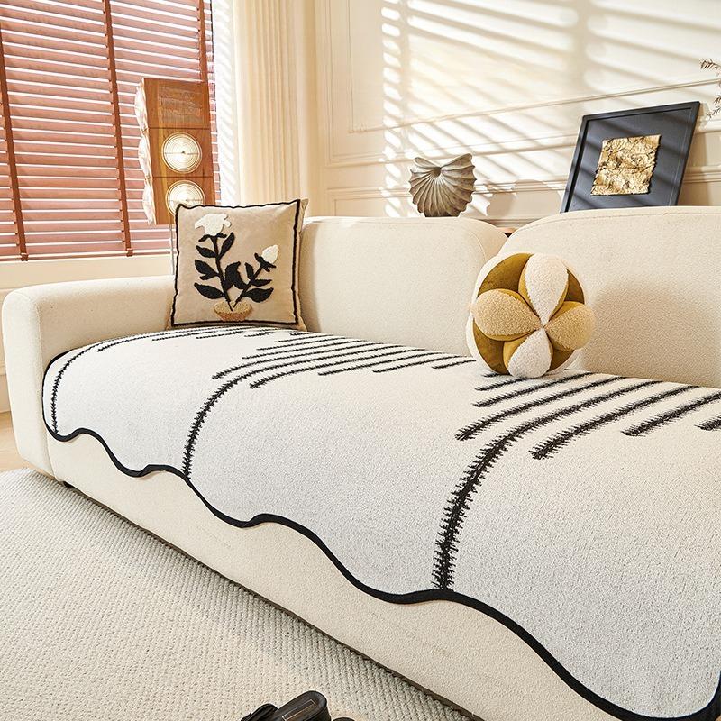 Special-Shaped Sofa Cushion Light Luxury  New Seat Cushion Universal Non-Slip Fixed Cover Cloth In All Seasons