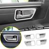 Car Inner Door Handle Bowl Cover Trim For Toyota Tundra -2025 Matte Silver