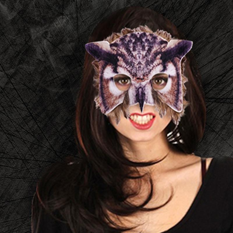 Lovely Halloween Mask Realistic Animal Face Mask Cover Cosplay Costumes Props Masked Ball Party Gifts for Adults Kids