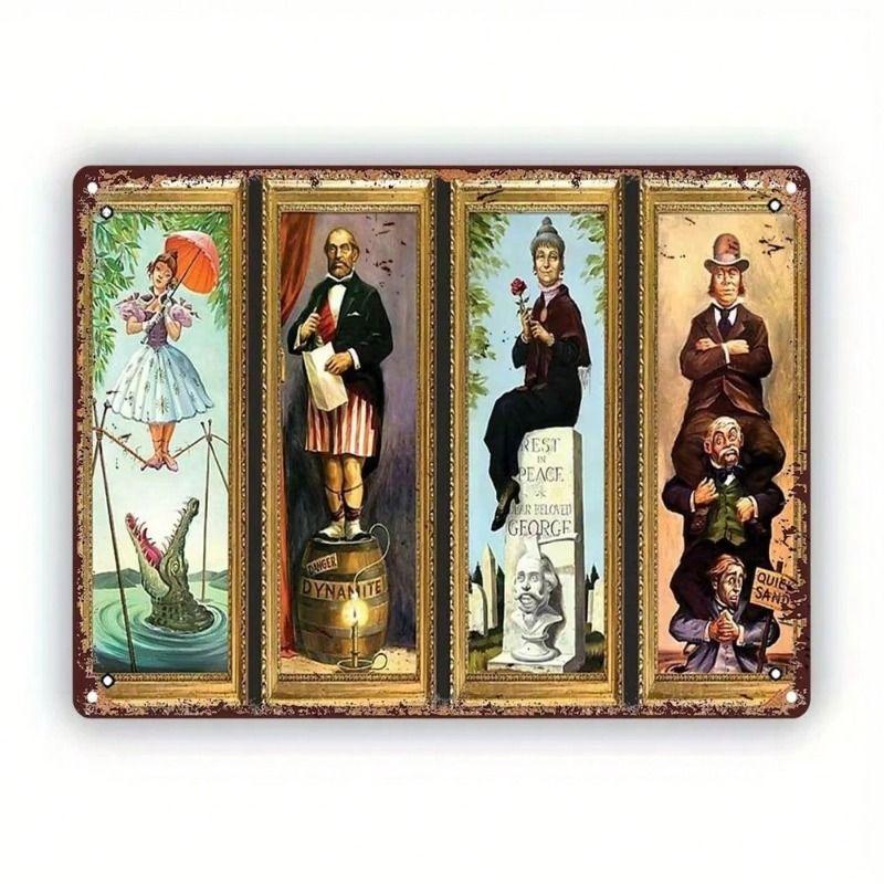 Vintage Metal Tin Sign Garage Pub Man Cave Wall Decor 8x12 inch