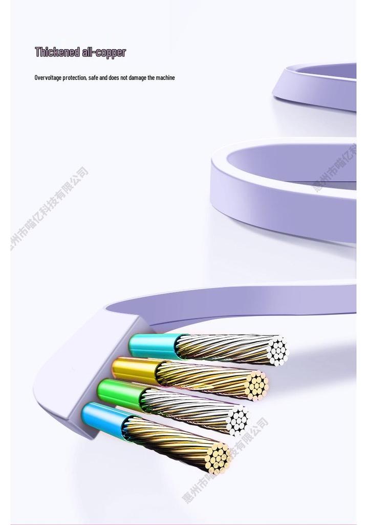 3A Fast Charging 3-in-1 Data Cable Gift Set - Compatible with Apple & Huawei